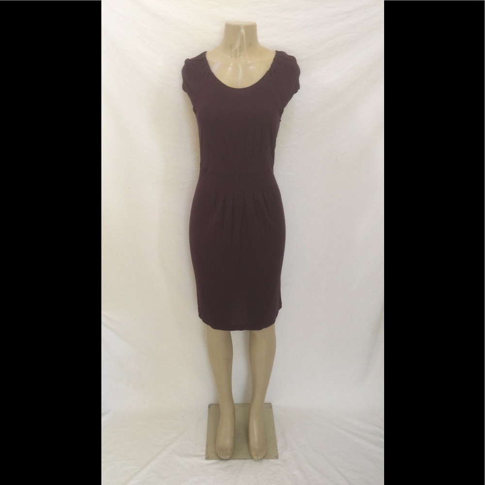BARNEYS NEW YORK Size Large Purple Knit Dress